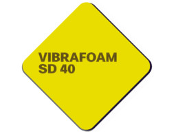 Виброизоляционный материал Vibrafoam SD 40 (Жёлтый) 25мм