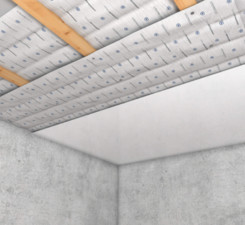 Звукоизоляция под натяжной потолок | Бескаркасная Базовая